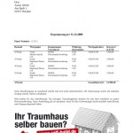 TransPromo - Rechnung Haus TransPromo - Rechnung Haus